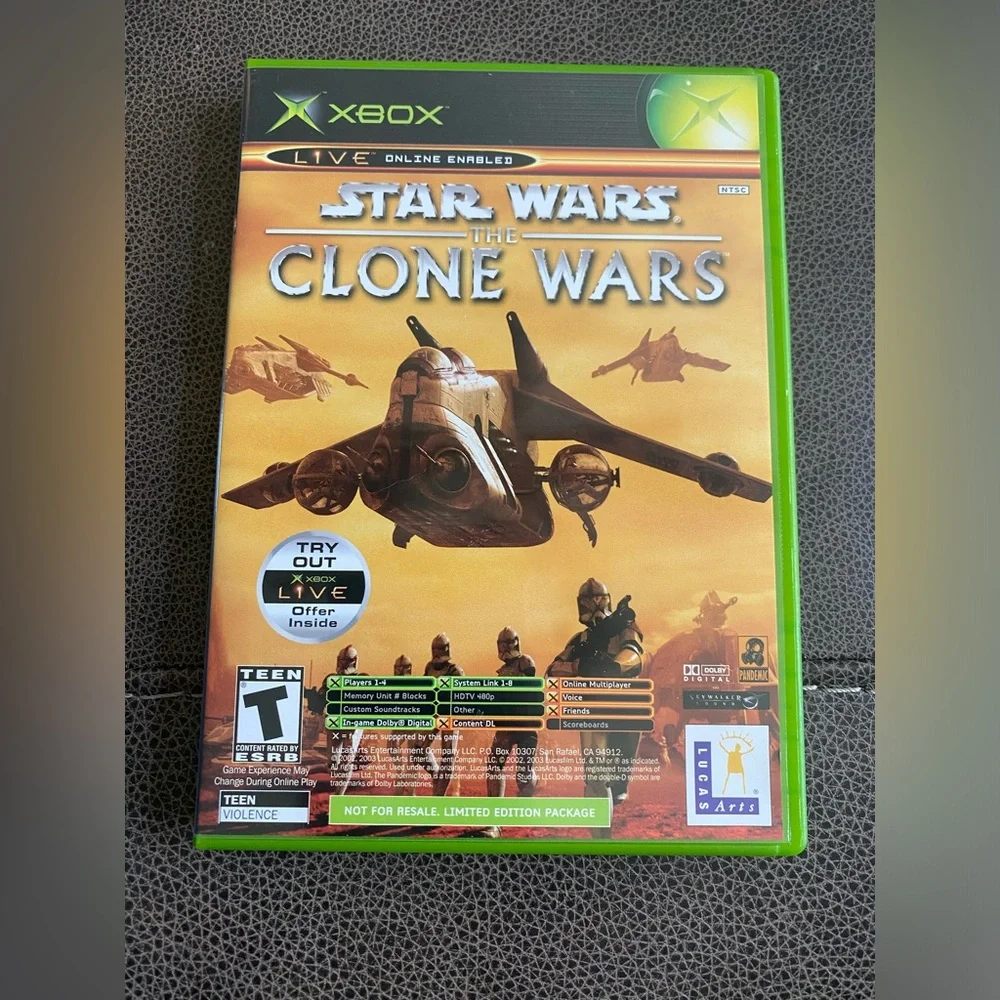 Star Wars: The Clone Wars/Tetris Worlds (Microsoft Xbox, 2003)